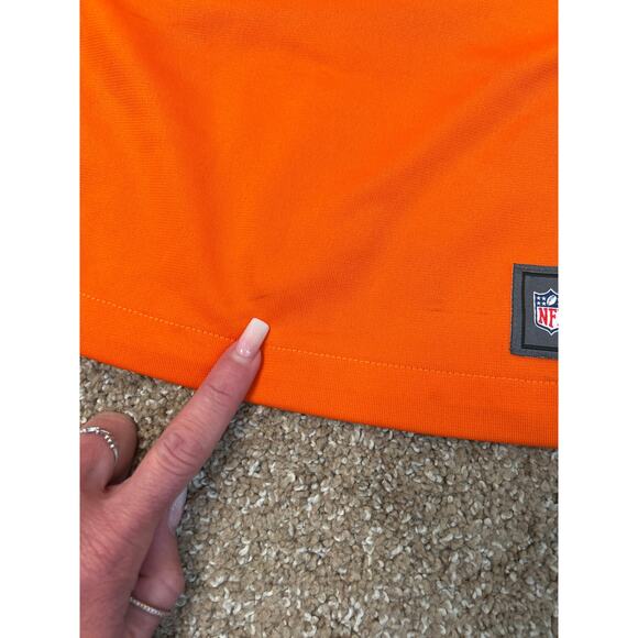 Women's Denver Broncos Peyton Manning Nike Orange Limited Jersey SZ M on Field - Picture 5 of 7